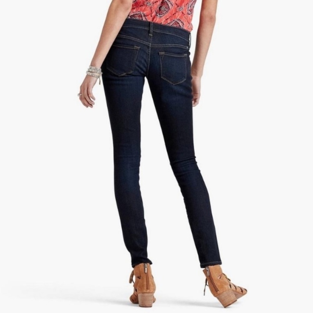 Lucky Brand Jeans Skinny Charlie Richmond Dark Wash Low Rise Slim Stretch 0/25